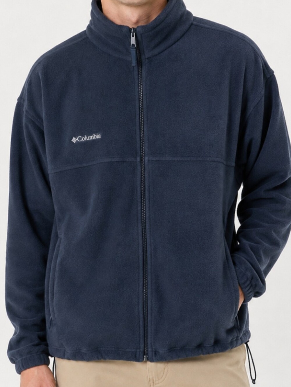 Columbia Sportswear Fleece Jacket Men’s XXL Navy Blue Full Zip